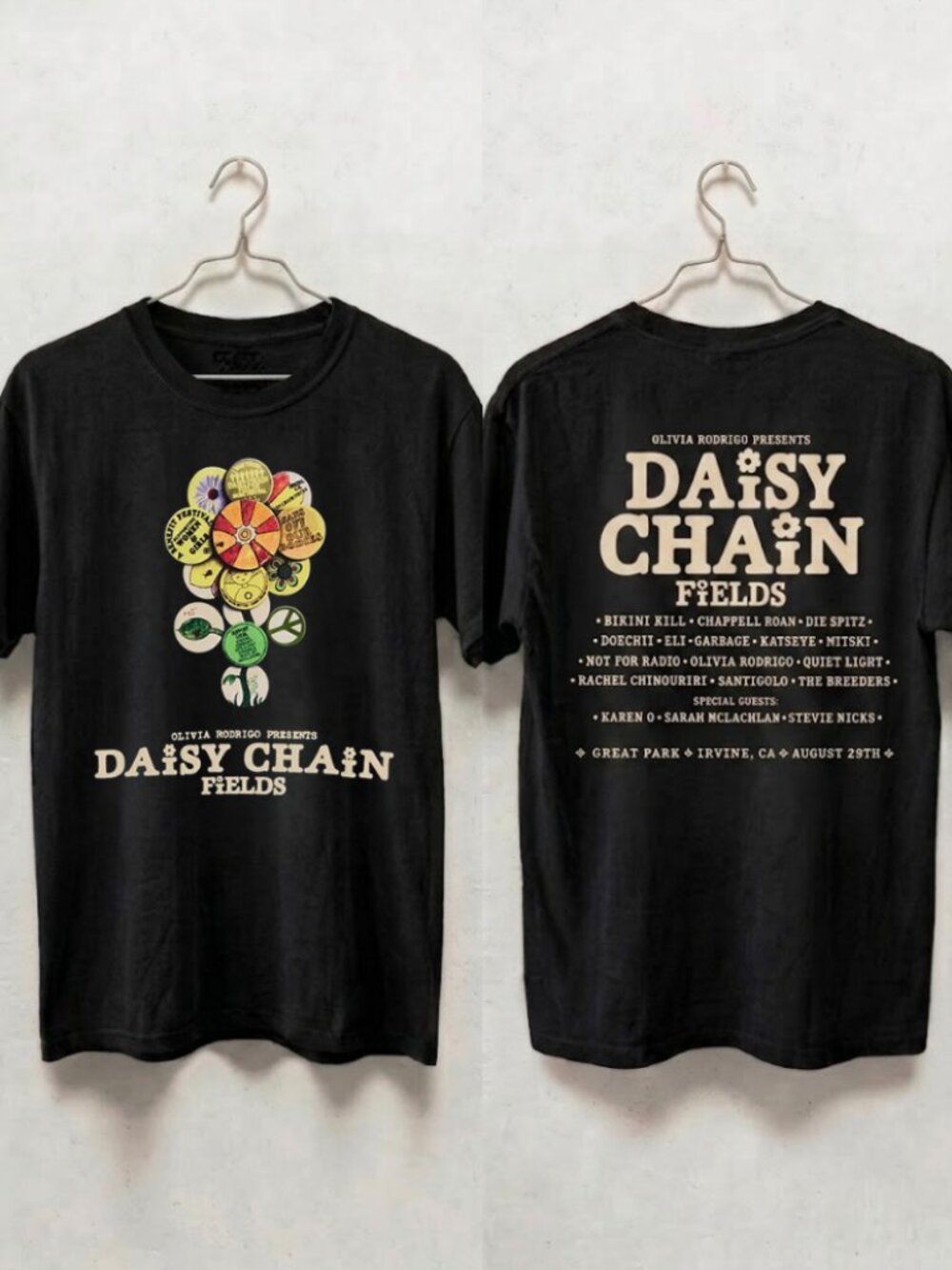 Olivia Rodrigo Daisy Chain Fields Admat T-Shirt